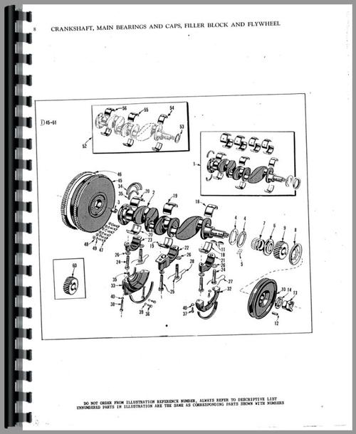 Parts Manual for Massey Harris 22 Tractor Sample Page From Manual