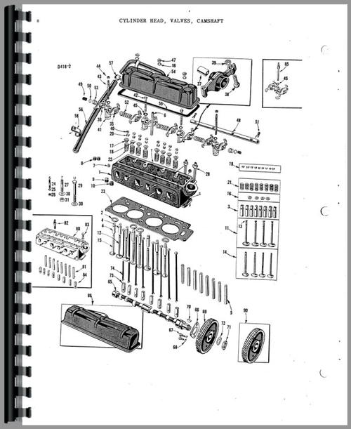 Parts Manual for Massey Harris 33 Tractor Sample Page From Manual