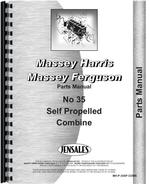 Parts Manual for Massey Harris 35 Combine
