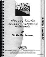 Operators Manual for Massey Harris 6 Sickle Bar Mower