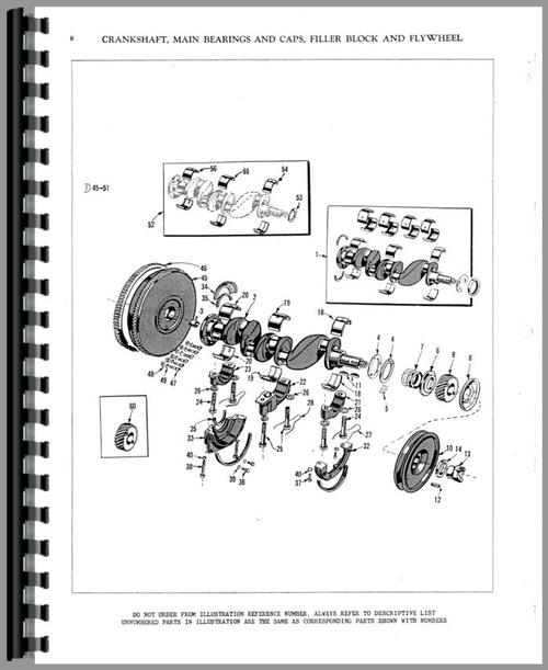 Parts Manual for Massey Harris Colt Tractor Sample Page From Manual
