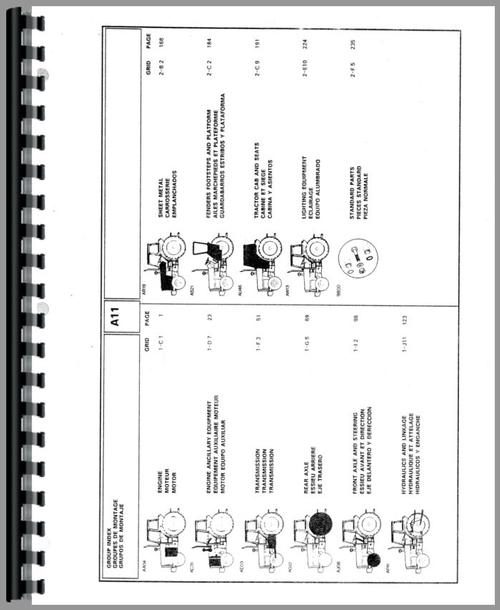 Parts Manual for Massey Ferguson 399 Tractor Sample Page From Manual