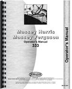 Operators Manual for Massey Harris 333 Tractor
