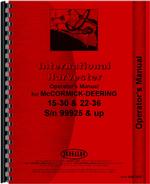 Operators Manual for Mccormick Deering 15-30 Tractor