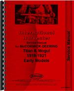 Service Manual for Mccormick Deering 16-8 Tractor