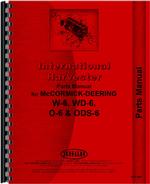 Parts Manual for Mccormick Deering O6 Tractor