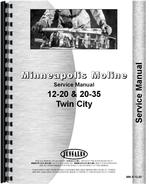 Service Manual for Minneapolis Moline 20-12 Twin City Tractor