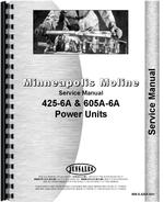 Service Manual for Minneapolis Moline 425-6A Power Unit