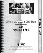 Service Manual for Minneapolis Moline 445 Tractor