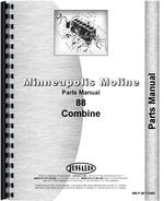 Parts Manual for Minneapolis Moline 88 Combine