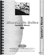 Operators Manual for Minneapolis Moline BG Tractor