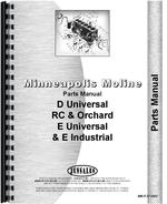 Parts Manual for Minneapolis Moline D Universal Tractor
