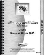 Parts Manual for Minneapolis Moline G1050 Tractor