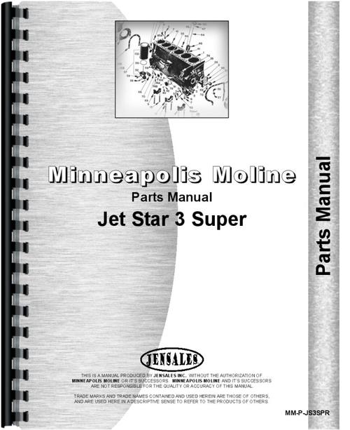 Super Operators Manual Minneapolis Moline Jet Star 4 