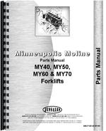 Parts Manual for Minneapolis Moline MY40 Forklift