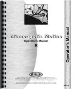Operators Manual for Minneapolis Moline R Tractor