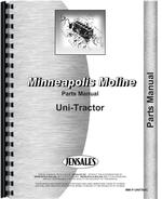 Parts Manual for Minneapolis Moline Uni-Tractor Tractor