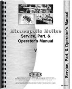 Operators Manual for Minneapolis Moline V Tractor