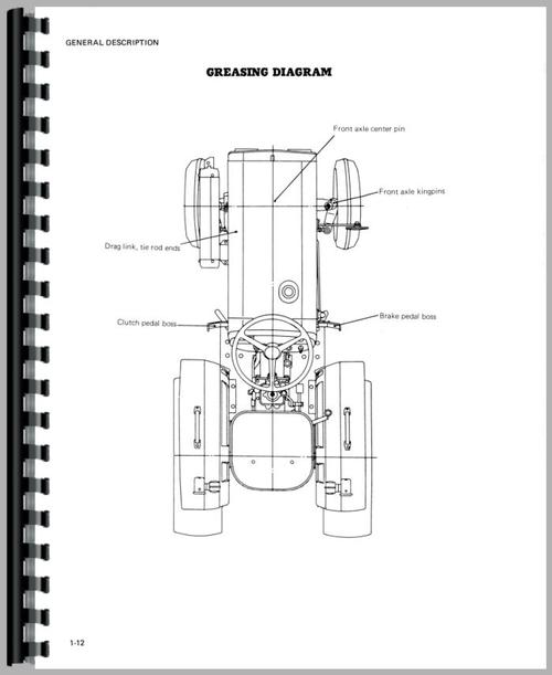 Service Manual for Mitsubishi S470 Tractor Sample Page From Manual