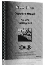 Operators Manual for New Idea 726 Husking Unit