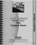 Operators Manual for New Holland 1715 Tractor