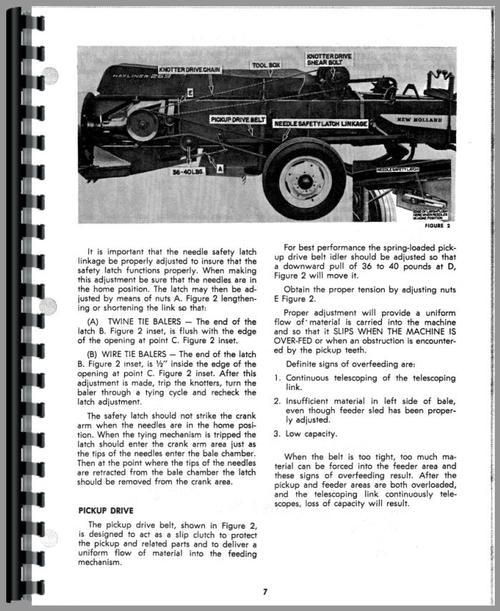New Holland 268 Operators Manual