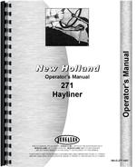 Operators Manual for New Holland 271 Baler