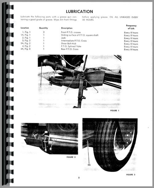 Operators Manual for New Holland 461 Haybine Sample Page From Manual