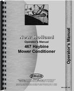 Operators Manual for New Holland 467 Haybine