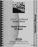 Operators Manual for New Holland 67 Baler