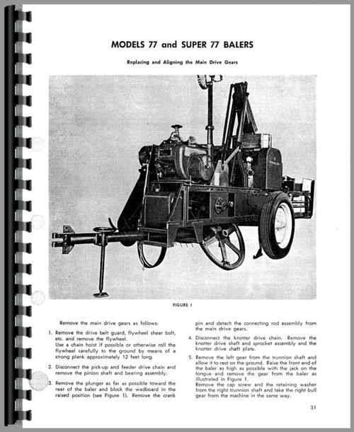Service Manual for New Holland All Forage Tools Sample Page From Manual