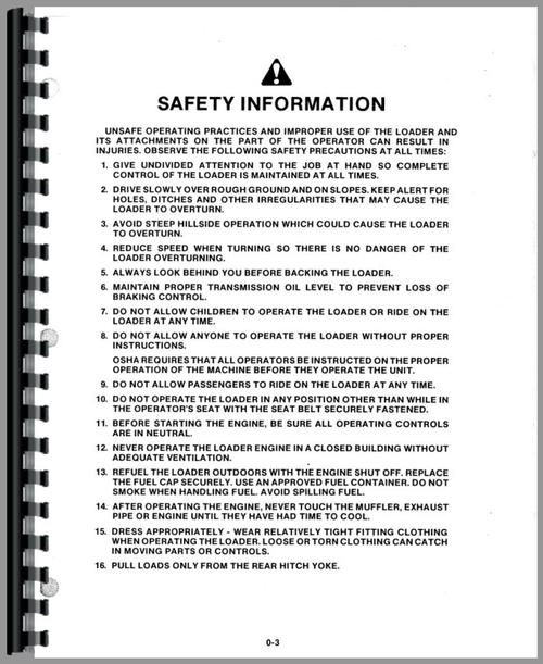 Service Manual for New Holland L250 Skid Steer Sample Page From Manual
