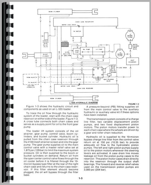 Service Manual for New Holland L550 Skid Steer Sample Page From Manual