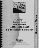 Operators Manual for New Holland L555 Skid Steer