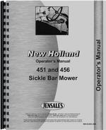 Operators Manual for New Holland 451 Sickle Bar Mower