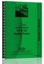 Operators Manual for Oliver 105 Lawn & Garden Tractor
