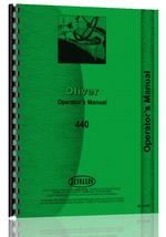 Operators Manual for Oliver 440 Tractor