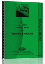 Operators Manual for Oliver 70 Tractor