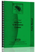 Parts Manual for Oliver 12-W Cletrac Crawler