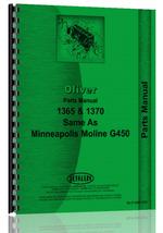 Parts Manual for Oliver 1370 Tractor