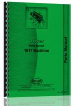 Parts Manual for Oliver 2-78 Backhoe Attachment
