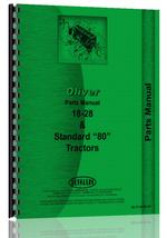 Parts Manual for Oliver 80 Tractor