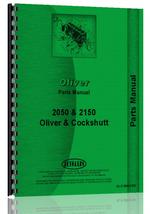 Parts Manual for Oliver 2050 Tractor
