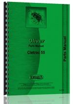Parts Manual for Oliver 55 Cletrac Crawler