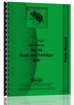 Parts Manual for Oliver 64 Grain Drill