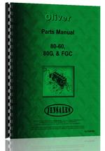 Parts Manual for Oliver 80-60 Cletrac Crawler