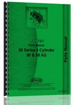 Parts Manual for Oliver 99 Tractor
