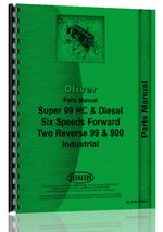 Parts Manual for Oliver Super 99 Tractor
