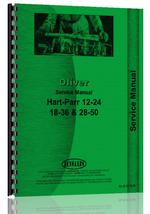 Service Manual for Oliver (Hart Parr) Hart Parr 24-12 Tractor