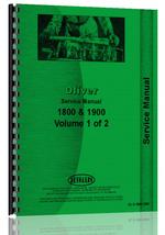Service Manual for Oliver 1900 Tractor